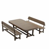 Wooden Table and Chairs Type2