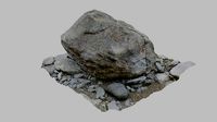Lakeshore Rock - Photoscan 3D Model
