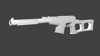 VSS Vintorez gun not textured