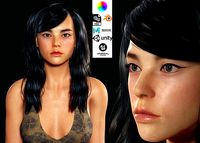 Free Realistic Female Korean naked