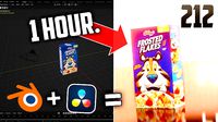 Frosted Flakes Box 3D Model as seen in 212 FILMMAKING