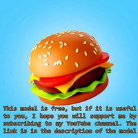stylized burger