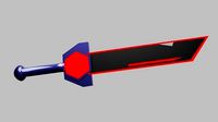 low poly sowrd