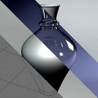 Glass Bottle lowpoly