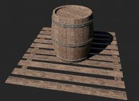 wooden barell free