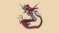 Hinh Xam chinese dragon paint lowpoly rigged