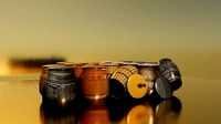 Barrel Wooden Package  low-poly 3d model