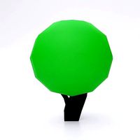 Toon tree 3d model