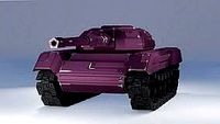 T55 - Stylized Tank 3D Model