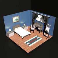 Isometric Bedroom