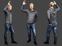 Stylized Man Character