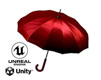 Red Raindrop Umbrella