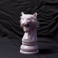 Tiger Chess Knight | 3D