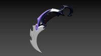 Reaver 2  karambit valorant knife | 3D