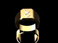 Berserk ring with sacrifice brand on it | 3D