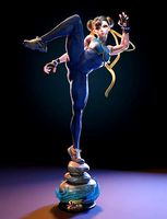 Chun-li statue | 3D
