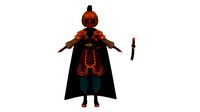 Cartoon female general