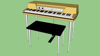Wurlitzer 200A With Legs, Pedal, And Bench