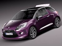 Citroen DS3 Cabrio 2015 3D Model