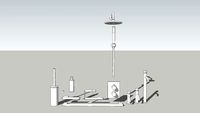 Assorted Crosswater MPRO range of bathroom showers, taps, and accessories