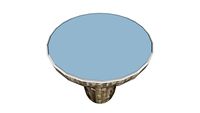 MARLOW MOD PEDESTAL TABLE