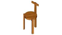 Cadeira Girafa Lina Bo Bardi