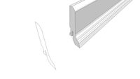 Fußleiste Laminatleiste Bradford 20x60mm ( Skirting board Laminate molding Bradford 20x60mm )