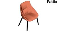 Bow Chair Sem Braço_Pé Metal