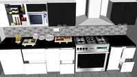 Kitchen with ruff