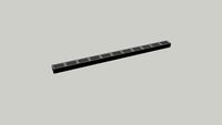 ACO slimline goot Aluminium - 100cm