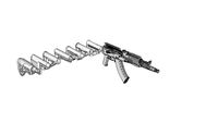 【TARKOV】AK-74M CAA AKTS AK74 buffer tube/AR STOCK PART2