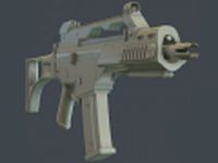 Heckler Koch G36C Assault Rifle 3D Model