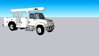 2005 International 4400 (Altec bucket truck)