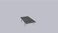 OSCAR 30X60 COFFEE TABLE BROWN JORDAN