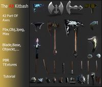 The Ax Kitbash,42 Parts+Tutorial