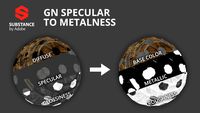 [Substance] GN Specular to Metalness