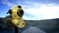 Old diving helmet