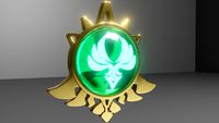 Mondstadt Vision Holder -- 7 Vision Stone -- Genshin Impact Vision -- Print Ready