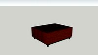 Ottoman LIZ Dorian de piel