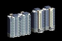 City office building architectural design 067