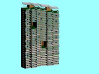 City office building architectural design 082