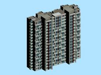 City office building architectural design 083