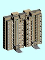 City office building architectural design 087