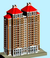 City office building architectural design 152