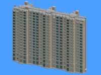 City office building architectural design 179