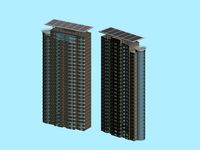 City office building architectural design 193