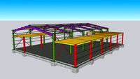 Small Portal Frame With Offices