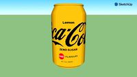 Coca Cola Lemon can