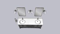 Shiloh Vanity 4 Set 72 inch