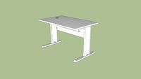 Mesa retangular 120x75cm
